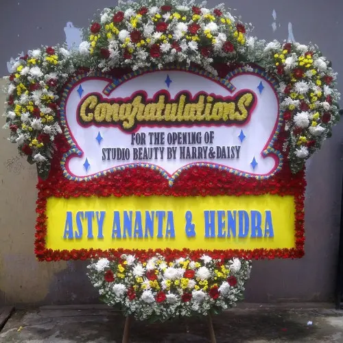 Papan Bunga Opening kebomas gresik